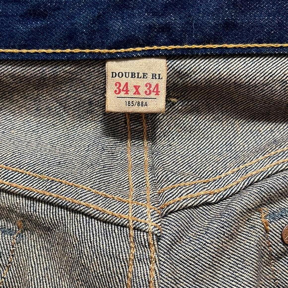 Double RL RRL Slim fit jeans 34x34 *SOLD - Picture 5 of 10
